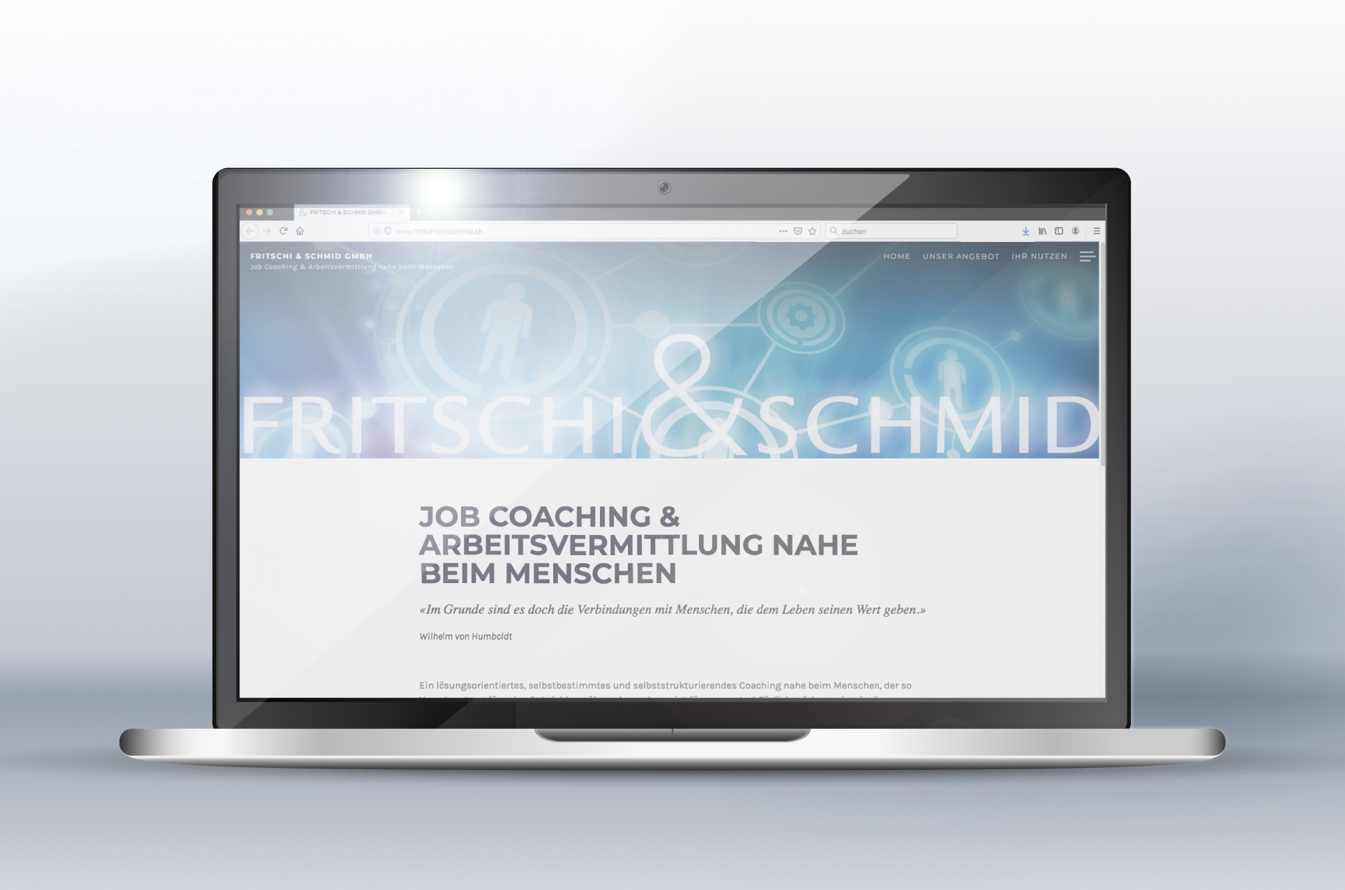Fritschi & Schmid Homepage Präsentation