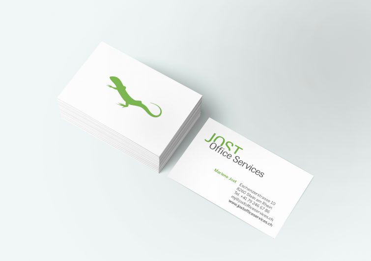 Design für Visitenkarten für Jost Office Services