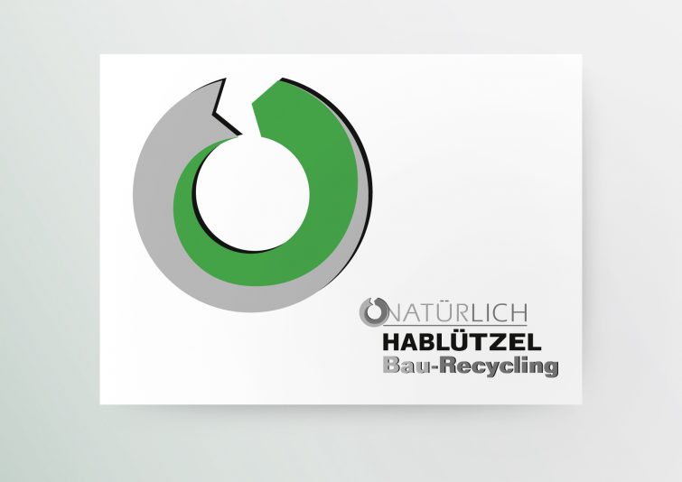 Graphik-Element für Hablützel Bau-Recycling