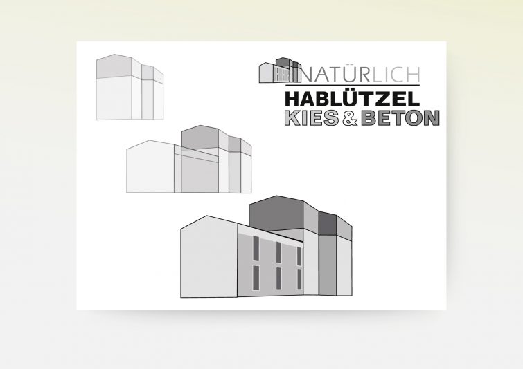 Graphik-Element für Hablützel Kies&Beton