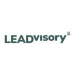 Schriftzug in dunkelgrünen Buchstaben als Logo von Leadvisory